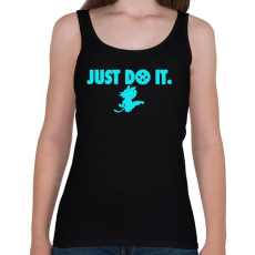 PRINTFASHION Goku do it - Női atléta - Fekete