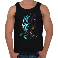 PRINTFASHION Goku face Bills - Férfi atléta - Fekete