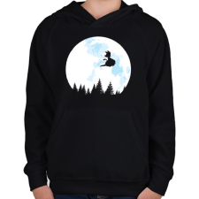 PRINTFASHION Goku holdfényben - Gyerek kapucnis pulóver - Fekete gyerek pulóver, kardigán