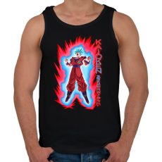 PRINTFASHION Goku Kaioken minta (Dragon Ball) - Férfi atléta - Fekete