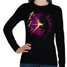 PRINTFASHION Goku kamehameha vol2 - Női hosszú ujjú póló - Fekete