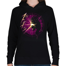PRINTFASHION Goku kamehameha vol2 - Női kapucnis pulóver - Fekete