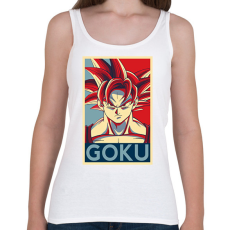 PRINTFASHION Goku - Női atléta - Fehér