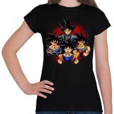 PRINTFASHION Goku - Női póló - Fekete női póló
