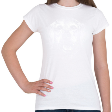 PRINTFASHION Golden-Retriever - Női póló - Fehér női póló