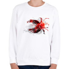 PRINTFASHION Goldfish - Gyerek pulóver - Fehér gyerek pulóver, kardigán