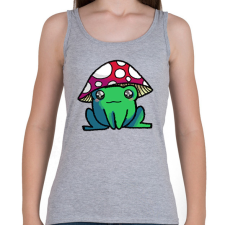 PRINTFASHION gomba kalapos béka - Női atléta - Sport szürke női trikó