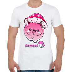 PRINTFASHION Gombat  - Férfi póló - Fehér