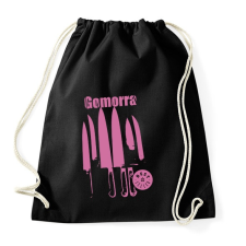 PRINTFASHION Gomorra cover - Sportzsák, Tornazsák - Fekete tornazsák