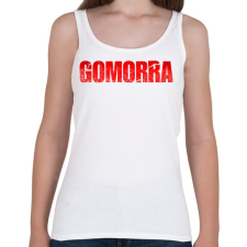PRINTFASHION Gomorra logo - Női atléta - Fehér női trikó