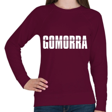 PRINTFASHION Gomorra  - Női pulóver - Bordó női pulóver, kardigán