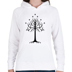 PRINTFASHION Gondor - The Lord of the Rings - Női kapucnis pulóver - Fehér