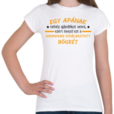 PRINTFASHION Gondosan kiválasztott bögre - Női póló - Fehér női póló