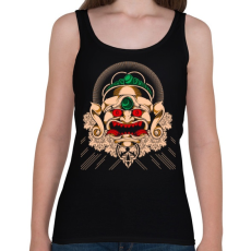 PRINTFASHION Gonosz maszk - Női atléta - Fekete