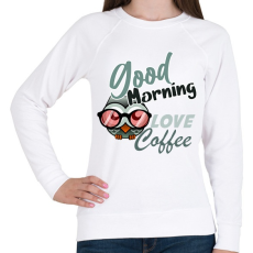 PRINTFASHION good morning owl - Női pulóver - Fehér