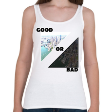 PRINTFASHION Good Or Bad - Női atléta - Fehér