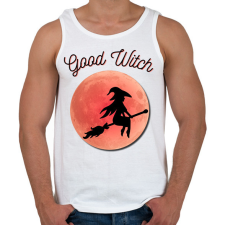 PRINTFASHION Good Witch - Férfi atléta - Fehér atléta, trikó