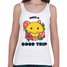 PRINTFASHION goodtrip - Női atléta - Fehér női trikó