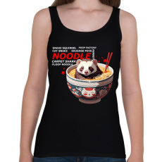 PRINTFASHION görény megszólításai - Női atléta - Fekete