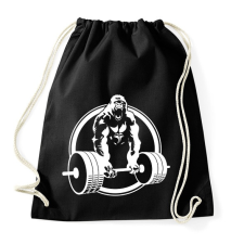 PRINTFASHION Gorilla gym - Sportzsák, Tornazsák - Fekete tornazsák