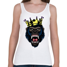 PRINTFASHION Gorilla king - Női atléta - Fehér