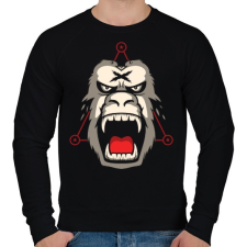 PRINTFASHION Gorillaz - Férfi pulóver - Fekete férfi pulóver, kardigán