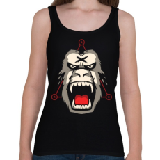 PRINTFASHION Gorillaz - Női atléta - Fekete