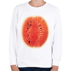 PRINTFASHION Görögdinnye - Gyerek pulóver - Fehér