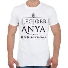 PRINTFASHION got-legjobb-anya-black - Férfi póló - Fehér