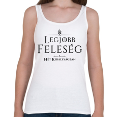 PRINTFASHION got-legjobb-feleseg-black - Női atléta - Fehér