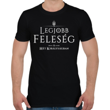 PRINTFASHION got-legjobb-feleseg-white - Férfi póló - Fekete férfi póló