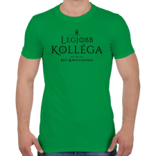 PRINTFASHION got-legjobb-kollega-black - Férfi póló - Zöld férfi póló