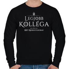 PRINTFASHION got-legjobb-kollega-white - Férfi pulóver - Fekete női pulóver, kardigán
