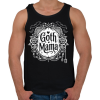 PRINTFASHION goth mama - Férfi atléta - Fekete