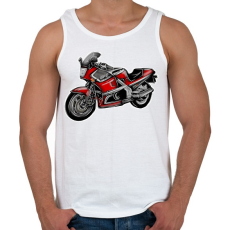 PRINTFASHION gpz - Férfi atléta - Fehér