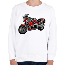 PRINTFASHION gpz - Gyerek pulóver - Fehér