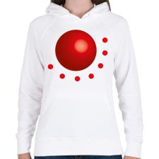 PRINTFASHION GR002 - Női kapucnis pulóver - Fehér női pulóver, kardigán