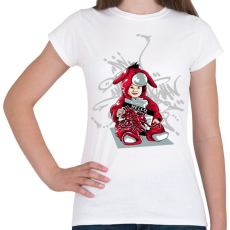 PRINTFASHION Graffiti - baba - Női póló - Fehér