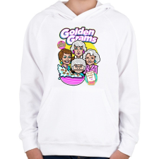 PRINTFASHION Granny-díj - Gyerek kapucnis pulóver - Fehér gyerek pulóver, kardigán