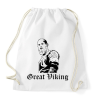 PRINTFASHION Great Viking - Sportzsák, Tornazsák - Fehér