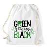 PRINTFASHION Green is the new Black - Sportzsák, Tornazsák - Fehér
