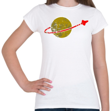 PRINTFASHION Green planet - Női póló - Fehér női póló