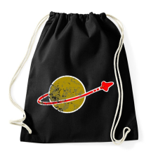 PRINTFASHION Green planet - Sportzsák, Tornazsák - Fekete tornazsák