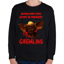 PRINTFASHION Gremlins - Gyerek pulóver - Fekete gyerek pulóver, kardigán