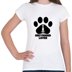 PRINTFASHION Greyhound Lover - Női póló - Fehér
