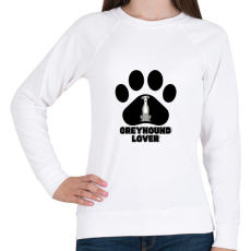 PRINTFASHION Greyhound Lover - Női pulóver - Fehér