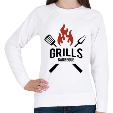 PRINTFASHION Grill - Női pulóver - Fehér