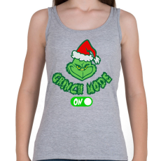 PRINTFASHION Grinch Mode On - Női atléta - Sport szürke