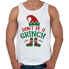 PRINTFASHION grincs1 - Férfi atléta - Fehér atléta, trikó