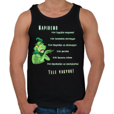 PRINTFASHION grincs napirendje - Férfi atléta - Fekete atléta, trikó
